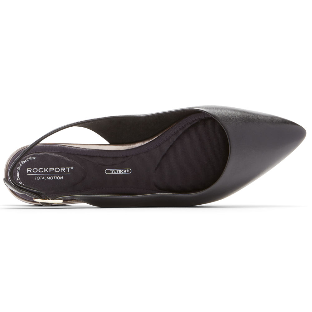 Rockport Singapore Womens Slingback - Total Motion Adelyn Black - YT7612098